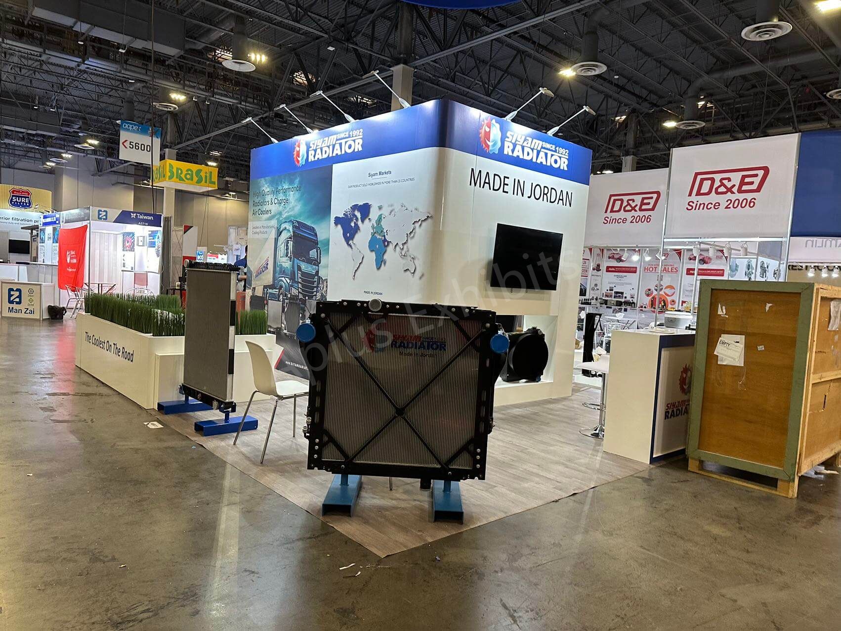 Syam Radiator Siyam Radiator 20'x20' AAPEX Show 2023 Booth - Aplus Exhibits