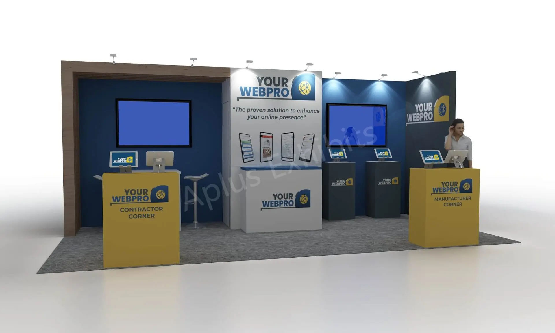 3D Visualization & Concept Design | Aplus Exhibits